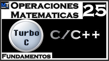 Operaciones Matemáticas Avanzadas en C/C++ [Curso de Turbo C] [25/42]