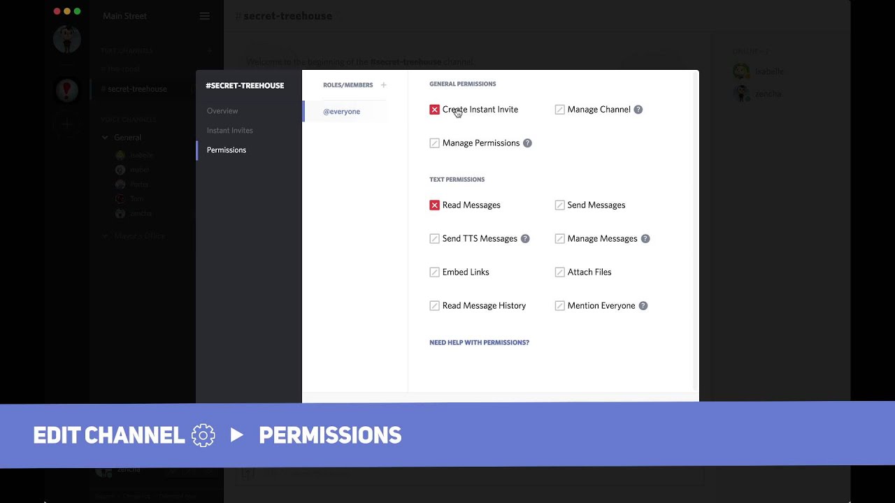 Make An Admin, Mod, And Private Channel With Discord Permissions - Youtube