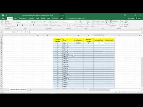 Loan Amortization and Balloon Payments Using MS Excel