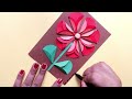 Flower Card/Simple and easy card making