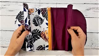 Easy Trick For Making A Double Pocket Zipper Purse | Hand Purse | Wallet Purse