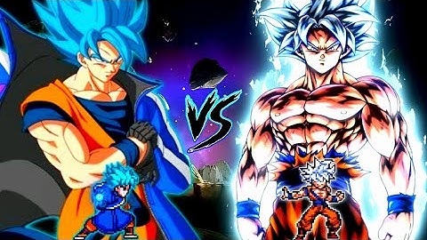 Goku Blizzard V3 OP (all form) VS Son Goku DBS V7 OP (all form) in Jump Force Mugen