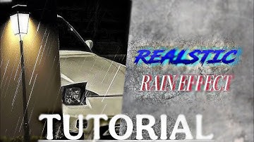 How to Create a Realistic Rain Effect in Alight Motion