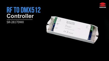 RF to DMX512 Controller_SR-2817DMX