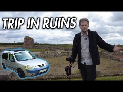 Historical Trip in Micro Camper, visit Abbey, Church Priory, Roman City Ruins Shropshire - Part 1