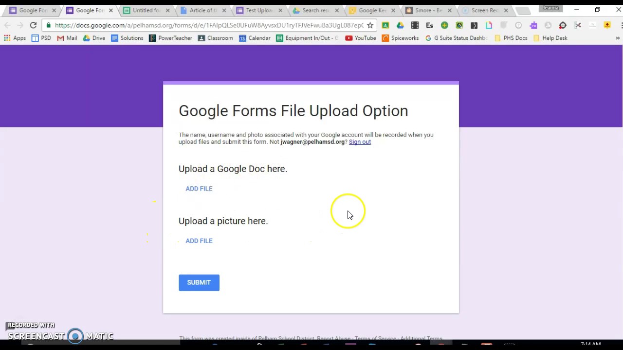 upload file secure google