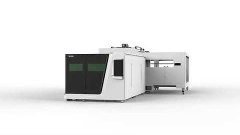 Bodor Demo Video of Auto loading Fiber Laser Cutting Machine PA series