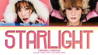 Taeyeon X Jaehyun Starlight (By Taeyeon) Lyrics (Color Coded Lyrics)