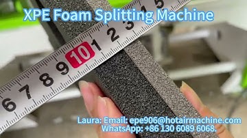 XPE PE EVA PU Foam Splitting Machine Foam Skiver