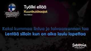 Kuunkuiskaajat - "Työlki Ellää" (Finland) - [Karaoke version]