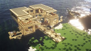 Minecraft: Fishing Dock｜How To Build A House On Water &quot; 2022 Easy Tutorial Juns MAB&quot; #223