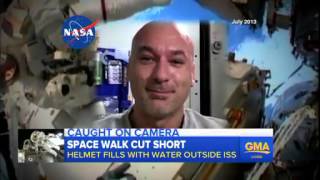 ISS Spacewalk Cut Short After Astronaut&#39;s Helmet Malfunctioned