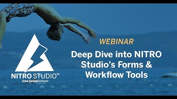 A Deep Dive into NITRO Studio Forms and Workflow Tools