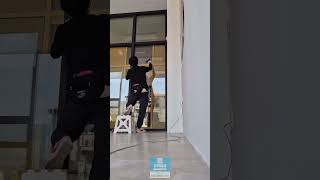 원주유리청소 혁신도시상가 창문청소 (창밖을봄)