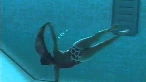 Gina's underwater freestyle aerobics