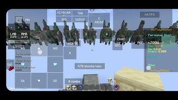 I learning telly bridge with pojavlauncher(keymapper) my first video