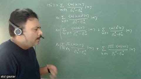 Lecture 3 | Quantum Mechanics | Non Degenerate Perturbation Harmonic Oscillator | Problem Solving