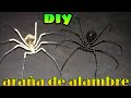 🕷️Como Hacer Una ARAÑA de ALAMBRE Paso a Paso