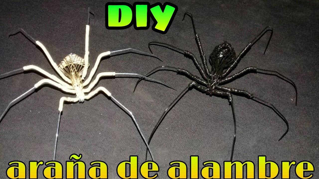 Como hacer una araña fácil