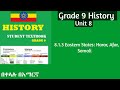 Grade 9 History Unit 8 8 1 3 Eastern States Harar Afar Somali Grade9 History Unit8 