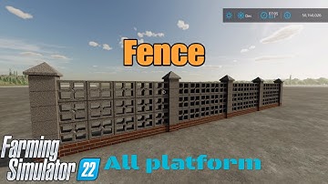 Fence   / Mod for all platforms on FS22