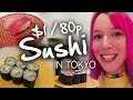 Uobei Sushi - Cheap Conveyor Belt Sushi in Shibuya, Tokyo