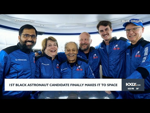 First Black astronaut candidate finally makes it to space
