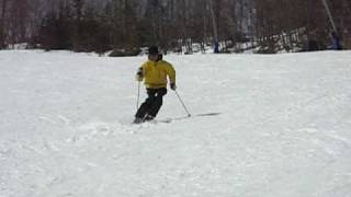 Skiing at Devil's Glen - April 10, 2009