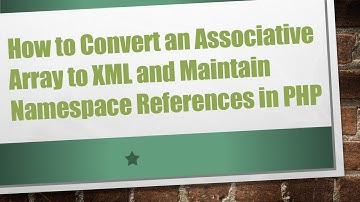 How to Convert an Associative Array to XML and Maintain Namespace References in PHP