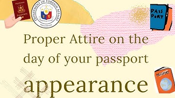 Proper Attire on the day of your passport appearance #2023 #new #passport #vlog 97