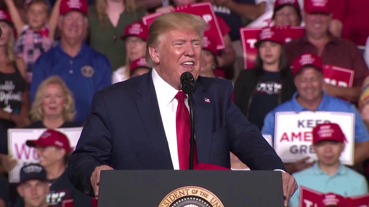broadcast President Trump at rally: 'You have to vote for me'