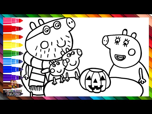 Desenhos para Colorir Peppa Pig: Mais de 30 opções para a criançada!