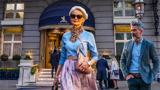 Elegance at Any Age: London's Over 50, 60, 70 Street Fashion