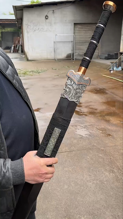 #Longquan Sword # Chinese Cold Weapon # Han Sword # Wuxia Dream # Hand crafted Unfinished Blade