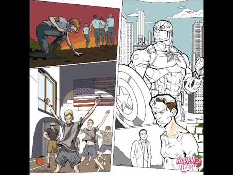 color captain america spider man thor iron man female