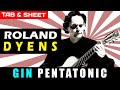 Gin Pentatonic (No 51 of 100 de Dyens) by Roland Dyens| TAB