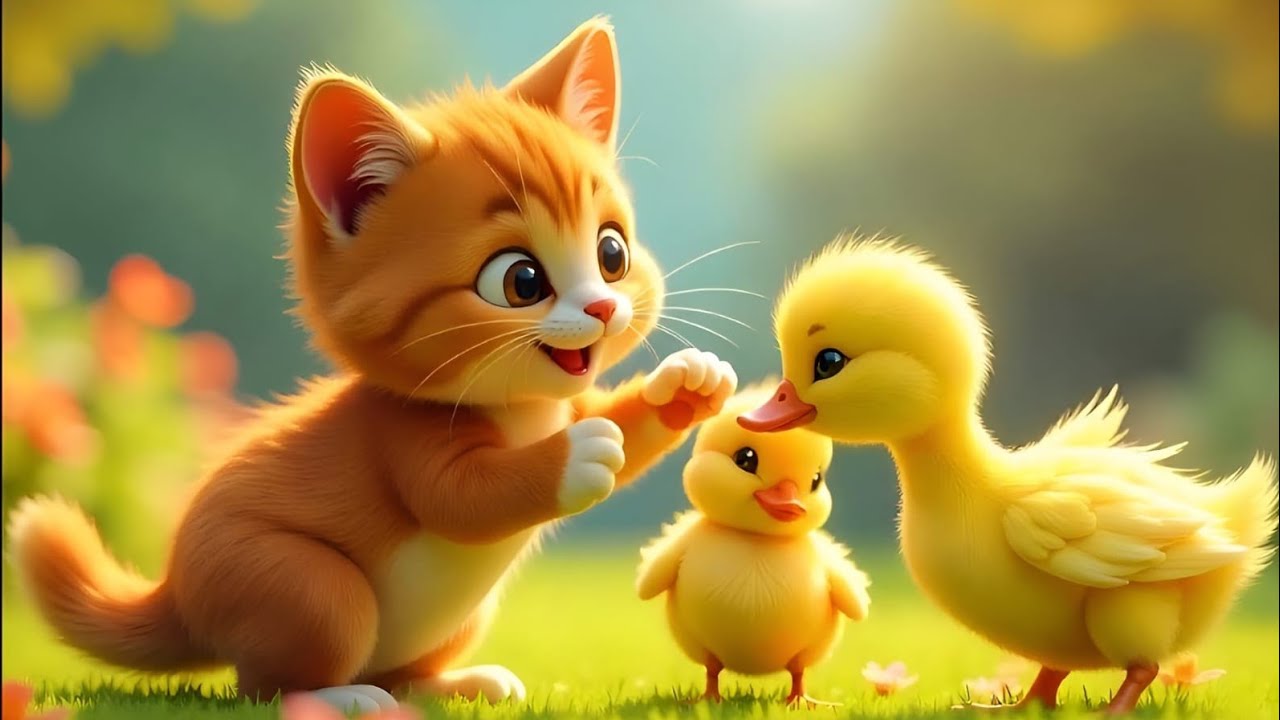 "🎵 Adorable Kitty Cat Song! Sing Along to the Cutest Kids' Nursery Rhyme! 🐱✨"
