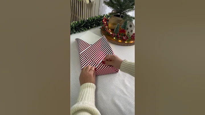 #giftforhim How to wrap a gift when you don't have enough wrapping paper #wrappinggifts