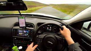 POV Drive Jaguar XE diesel UK manual spec #roadtripscotland #pov #jaguarxepov