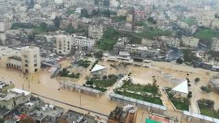 Amman Roman theater Floods فيضانات المدرج الروماني عمان