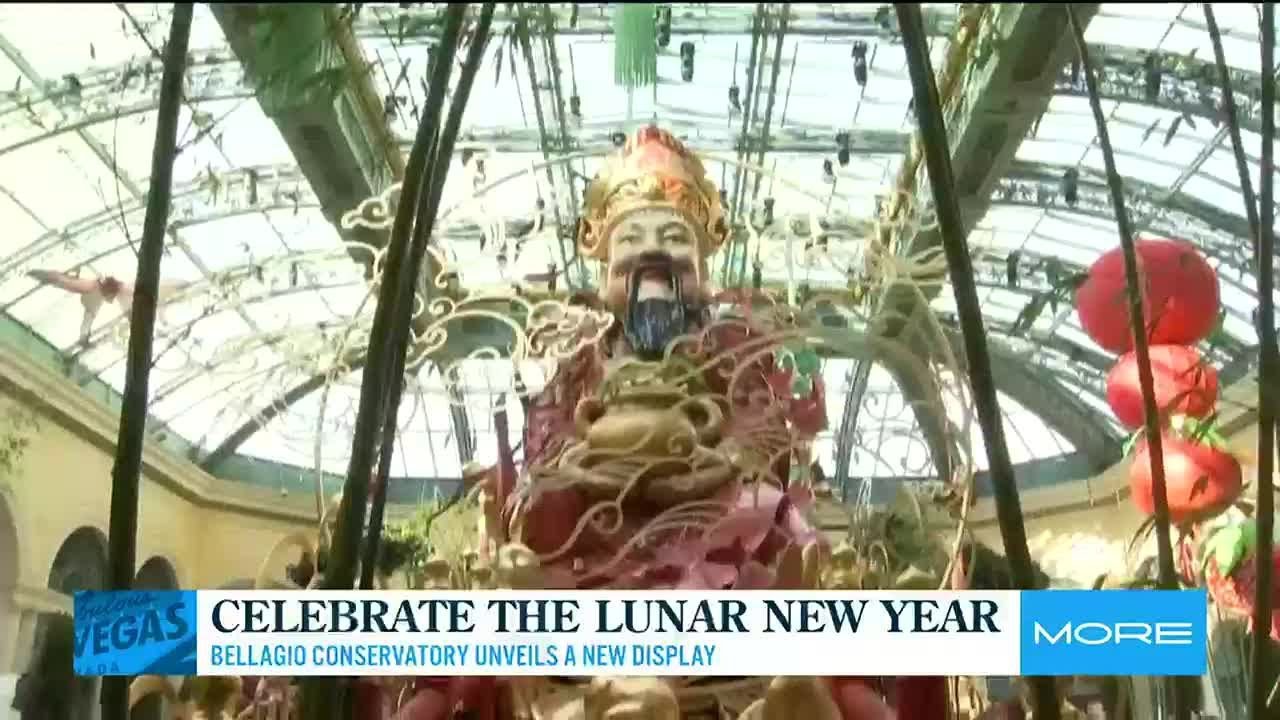 Bellagio Conservatory debuts new Lunar New Year display