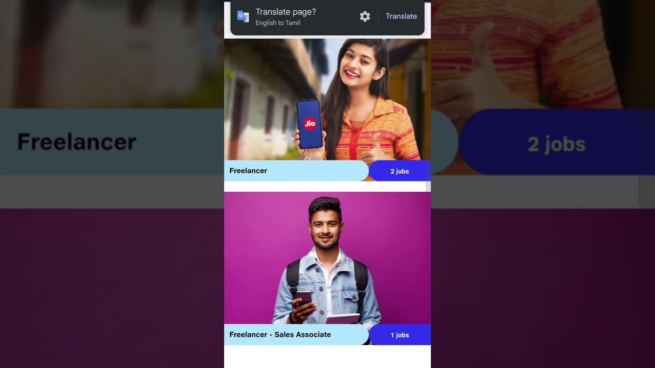 Jio JCA work from home for women's 