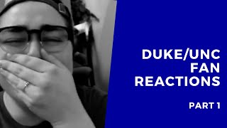 Duke/UNC overtime thriller (Fan Reaction Compilation) - Part 1 by Tendekai 3,840 views 4 years ago 9 minutes, 47 seconds