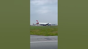 Heathrow Plane Spotting Throttle Up British Airways 777-200ER