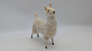 Needle Felt Llama Tutorial with Armature