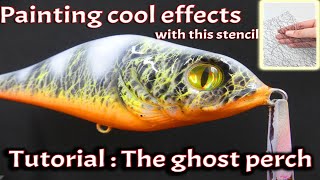 Painting with Stencils: Creating Stunning Ghost Perch Pattern