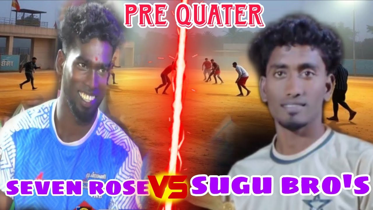 #prequater #7 Rose🌹  vs #sugubro's #kabaddimatch #highlights  #valarpirai #vaniyambadi 