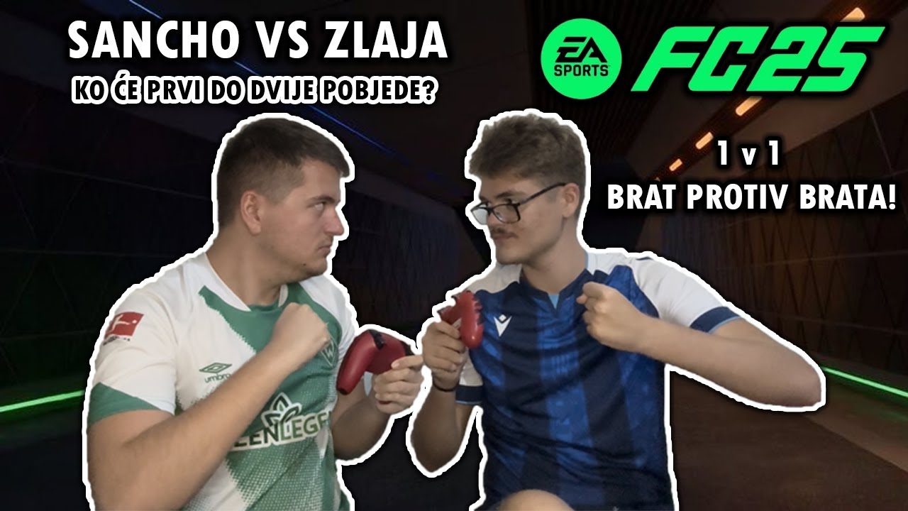 IGRAM 1v1 PROTIV BRATA! NAPETO DO SAMOG KRAJA! | EA Sports FC 25 ⚽