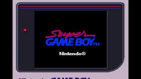 Super Game Boy Startup