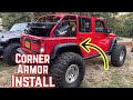 Fixing My Jeeps Body Damage -  JKU Corner Armor Install